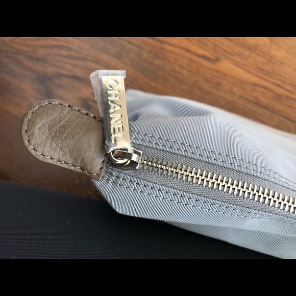 Authentic Chanel Taupe Tote with Silver Hardware - Picture 16 of 16